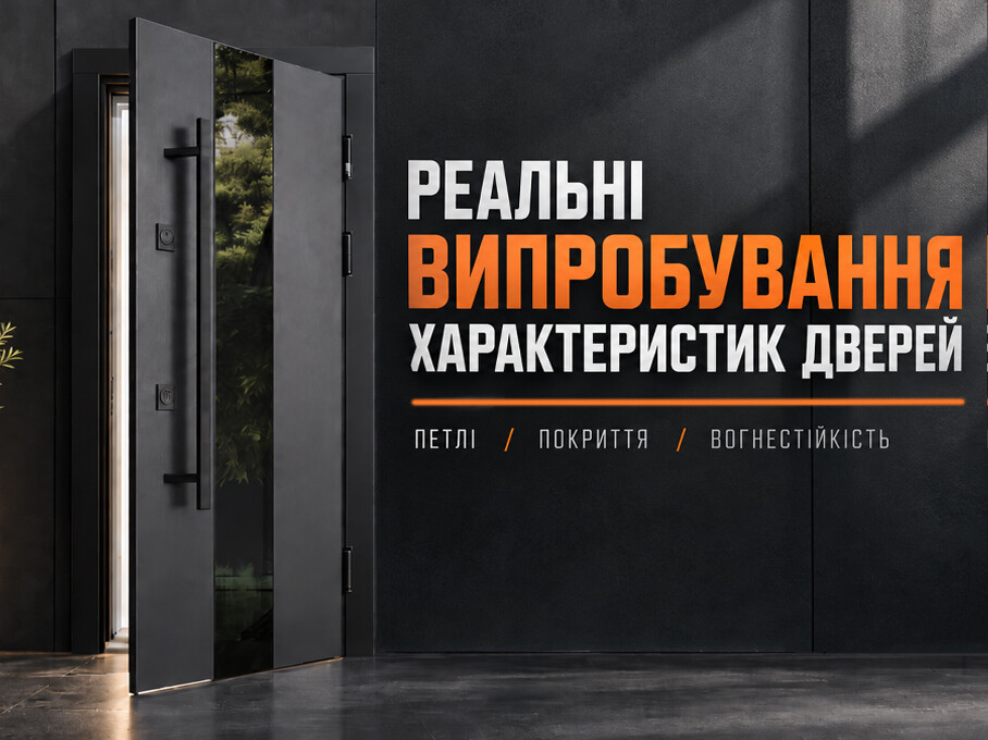 Реальні випробування характеристик дверей ABWEHR