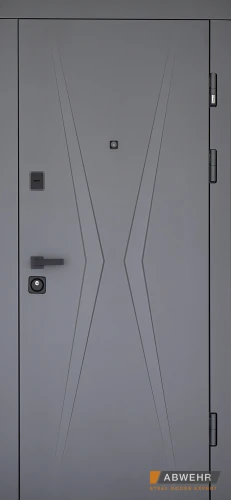 [Складська програма] Вхідні двері модель Factoria (колір Асфальт + Білий супермат) комплектація Classic+