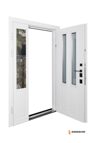 Входные полуторные двери Country NeoGlass комплектация Bionica Combo 1200