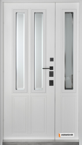 Входные полуторные двери Country NeoGlass комплектация Bionica Combo 1200