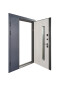 Two and a half doors with thermal breake model Tower characteristics Termix 1200