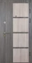 [Складська програма] Вхідні двері модель Novita (Колір Листяниця + Дуб Немо ср) комплектація Classic
